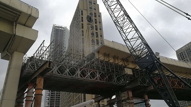 贝雷片出租有什么优势？工程临时钢结构租赁方案解析